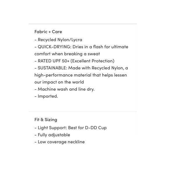 Athleta Colorblock Triangle Bikini Top - Picture 4 of 5